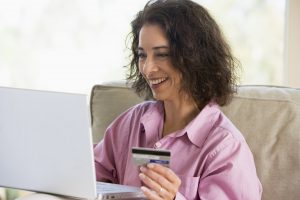 woman using ecommerce