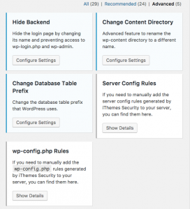 Critical Security Hide Backend