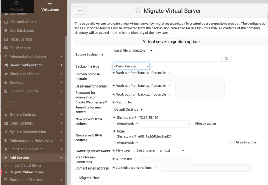 migrate-server